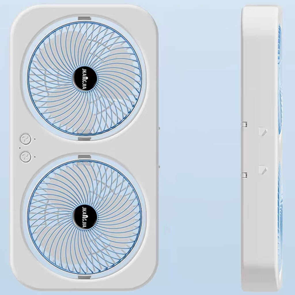 Вентилятор настольный F105 Dual-Fan Design, Желтый - № 2 Вентилятор настольный F105 Dual-Fan Design, Желтый - № 2