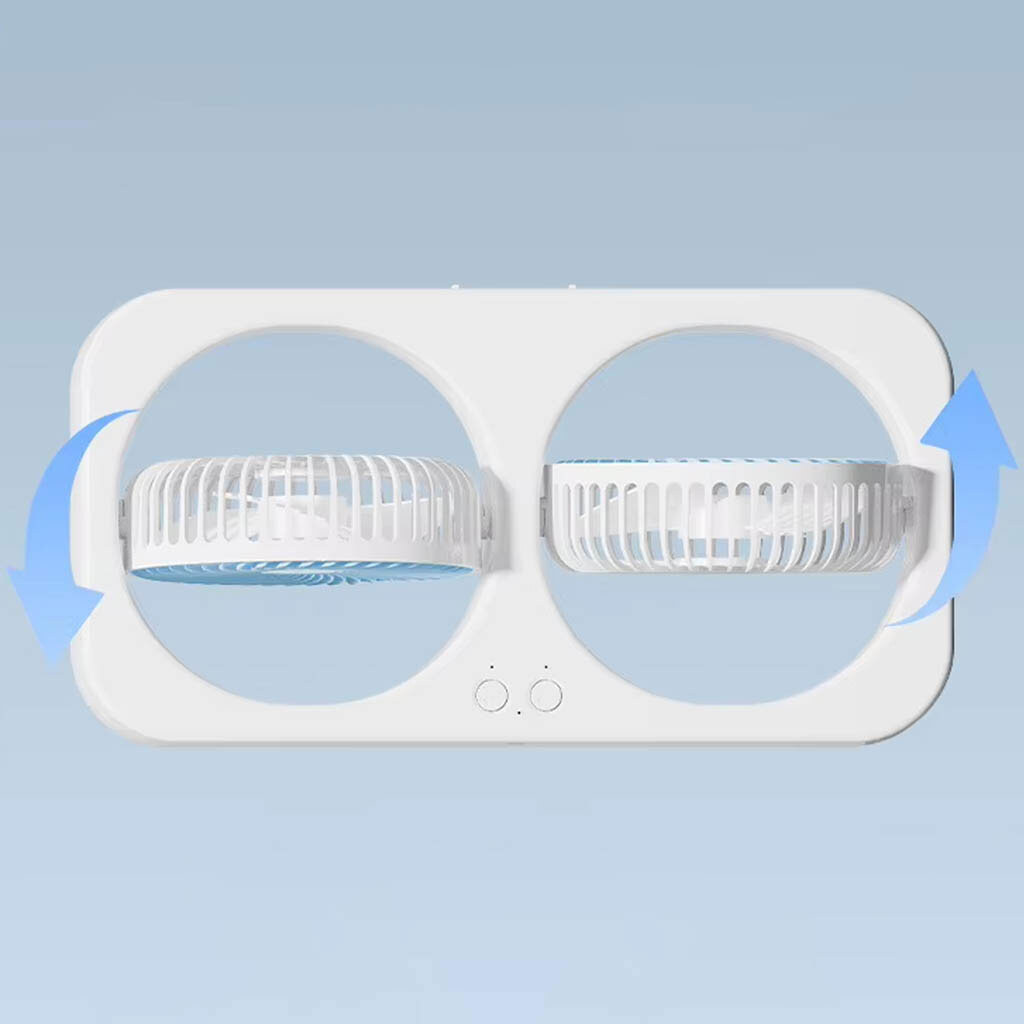 Вентилятор настольный F105 Dual-Fan Design, Желтый - № 4 Вентилятор настольный F105 Dual-Fan Design, Желтый - № 4