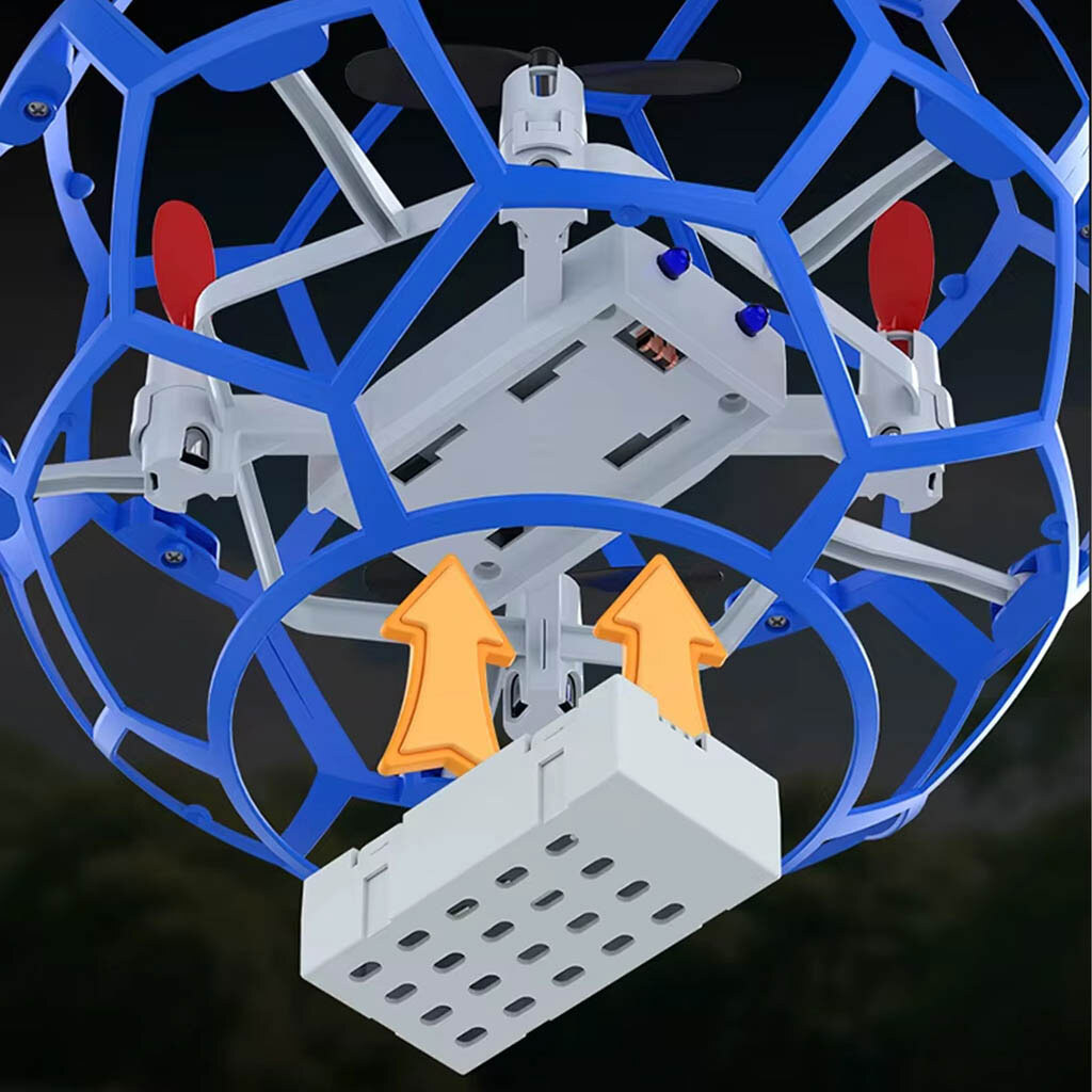 Самолет на радиоуправлении SCHE L0717 Ball Drone, Синий - № 3 Самолет на радиоуправлении SCHE L0717 Ball Drone, Синий - № 3