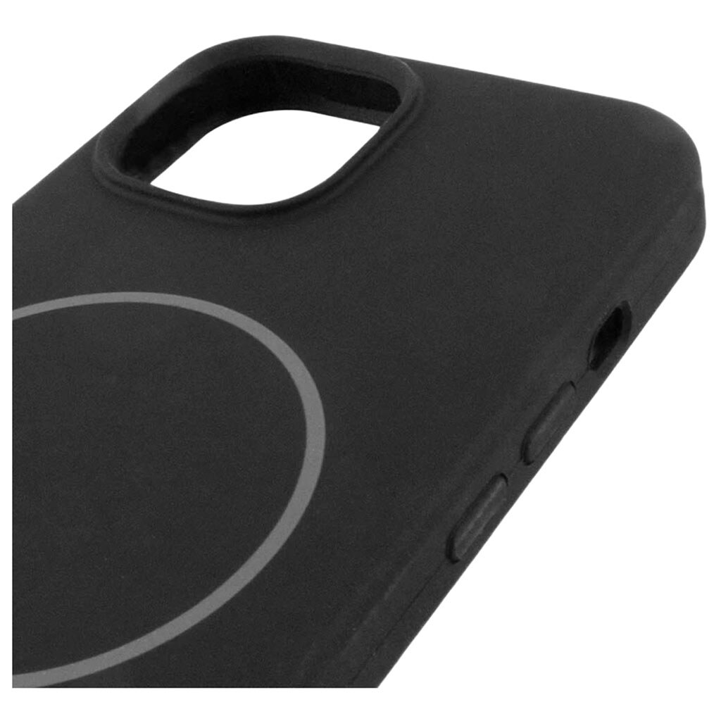 Чехол (накладка) Apple iPhone 12 Pro Max, Air Beats, MagSafe, Черный - № 4 Чехол (накладка) Apple iPhone 12 Pro Max, Air Beats, MagSafe, Черный - № 4