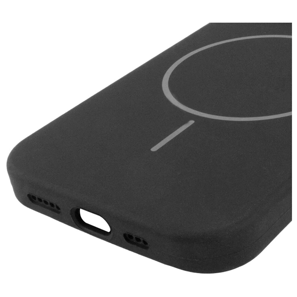 Чехол (накладка) Apple iPhone 12 Pro Max, Air Beats, MagSafe, Черный - № 5 Чехол (накладка) Apple iPhone 12 Pro Max, Air Beats, MagSafe, Черный - № 5