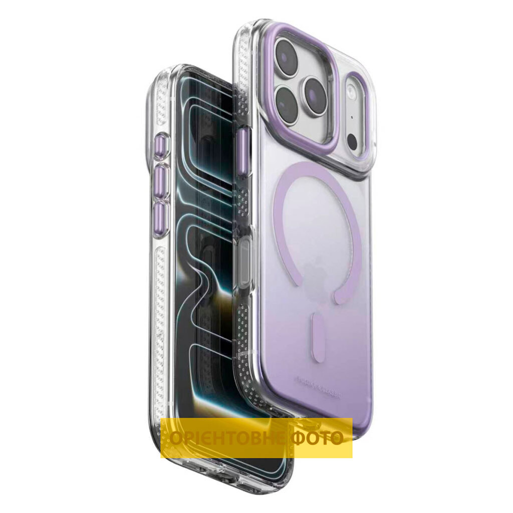 Чехол (накладка) Apple iPhone 17, Puloka Resplendent, MagSafe, Фиолетовый - № 1 Чехол (накладка) Apple iPhone 17, Puloka Resplendent, MagSafe, Фиолетовый - № 1
