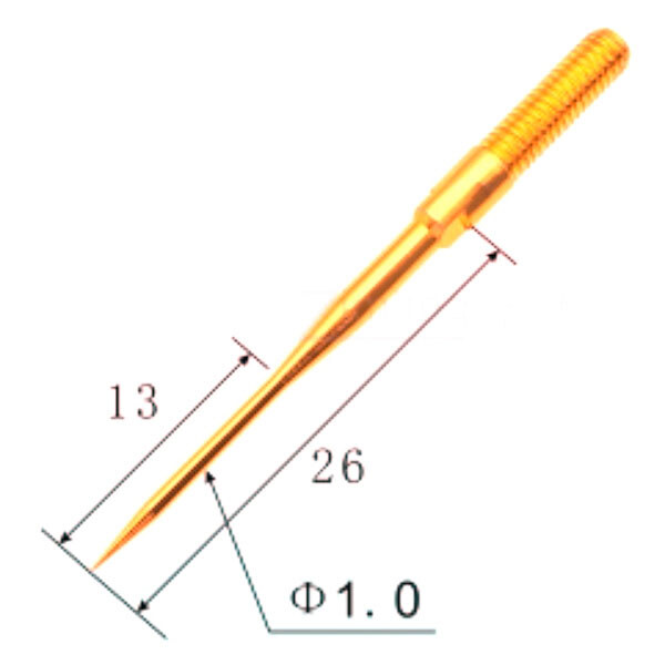 Игла сменная для щупа Zjmling №1-2 (d=1.3mm, L=46mm) - № 1 Игла сменная для щупа Zjmling №1-2 (d=1.3mm, L=46mm) - № 1