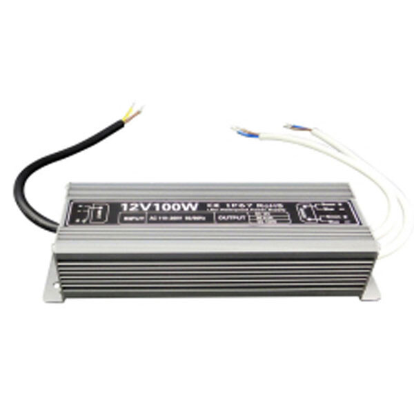 Адаптер для світлодіодних стрічок 12V 8.3A 100W IP67 - № 1 Адаптер для світлодіодних стрічок 12V 8.3A 100W IP67 - № 1