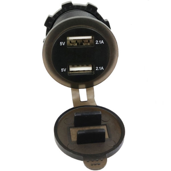 Зарядний пристрій USB YC-A63W 5V 2.1A+5V 2.1A білий індикатор - № 1 Зарядний пристрій USB YC-A63W 5V 2.1A+5V 2.1A білий індикатор - № 1