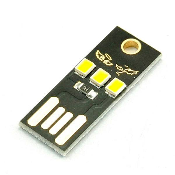Ліхтарик USB 3 LED білий холодний чорна плата - № 1 Ліхтарик USB 3 LED білий холодний чорна плата - № 1