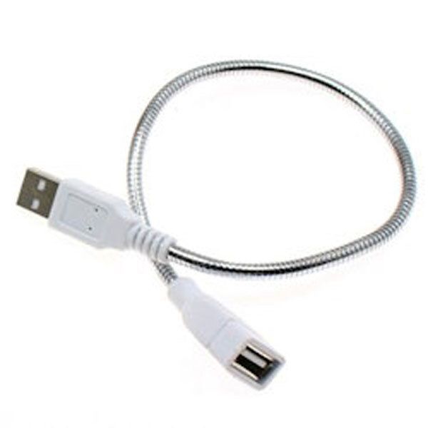 Кабель USB2.0 AM/AF, гнучкий спіральний подовжувач 30см - № 1 Кабель USB2.0 AM/AF, гнучкий спіральний подовжувач 30см - № 1