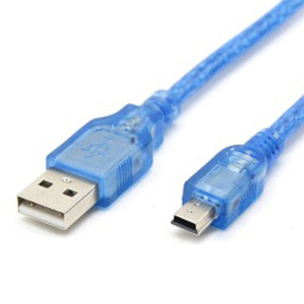 Кабель USB2.0 AM/mini-USB 1.4м синий с фильтром - № 1 Кабель USB2.0 AM/mini-USB 1.4м синий с фильтром - № 1