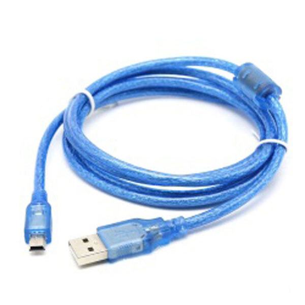 Кабель USB2.0 AM/mini-USB 1.4м синий с фильтром - № 2 Кабель USB2.0 AM/mini-USB 1.4м синий с фильтром - № 2