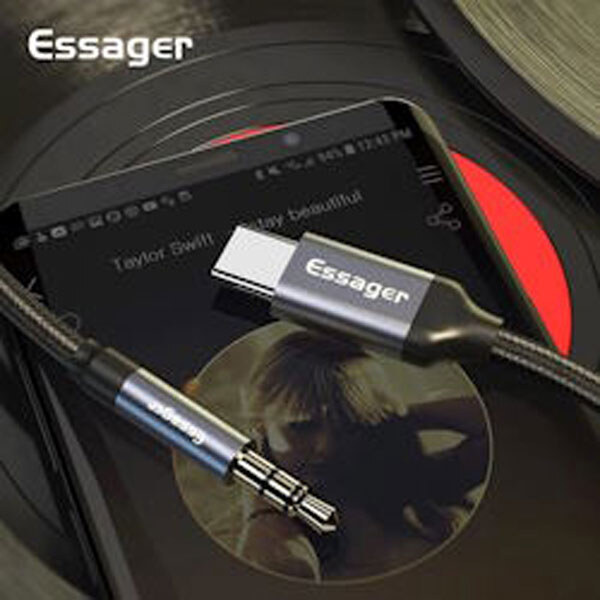 Кабель Аудио 1m Type-C/3.5mm (джек) штекер - № 2 Кабель Аудио 1m Type-C/3.5mm (джек) штекер - № 2