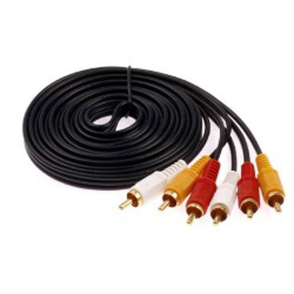 Кабель Аудіо 1.2m, 3xRCA(тюльпан)/3xRCA(тюльпан) - № 1 Кабель Аудіо 1.2m, 3xRCA(тюльпан)/3xRCA(тюльпан) - № 1