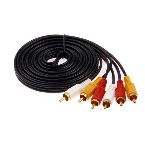 Кабель Аудіо 1.2m, 3xRCA(тюльпан)/3xRCA(тюльпан) - № 2 Кабель Аудіо 1.2m, 3xRCA(тюльпан)/3xRCA(тюльпан) - № 2