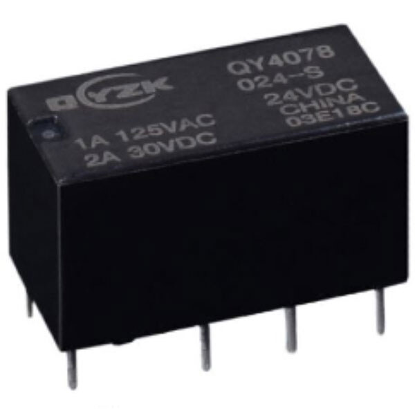 Реле QY4078-012DC-2ZS 2A 2C coil 12V - № 1 Реле QY4078-012DC-2ZS 2A 2C coil 12V - № 1