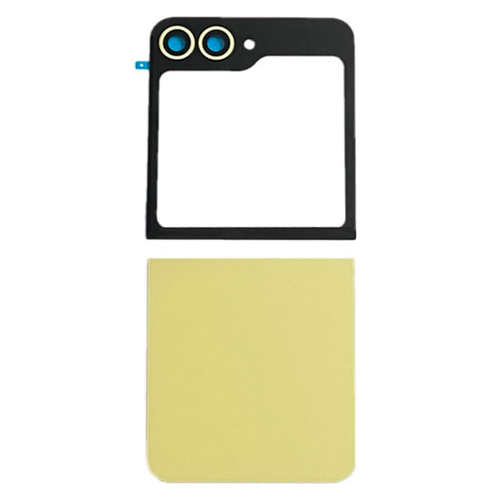 Задняя крышка Samsung F741 Galaxy Flip 6, High quality, Желтый - № 1 Задняя крышка Samsung F741 Galaxy Flip 6, High quality, Желтый - № 1