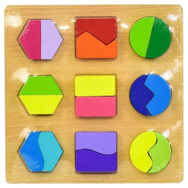 Деревянная игра "Геометрика", Colorplast - № 1 Деревянная игра "Геометрика", Colorplast - № 1