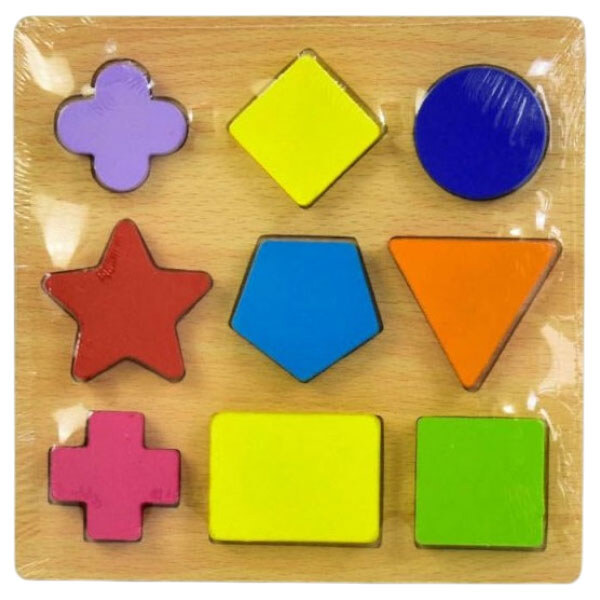 Деревянная игра "Геометрика", Colorplast - № 2 Деревянная игра "Геометрика", Colorplast - № 2