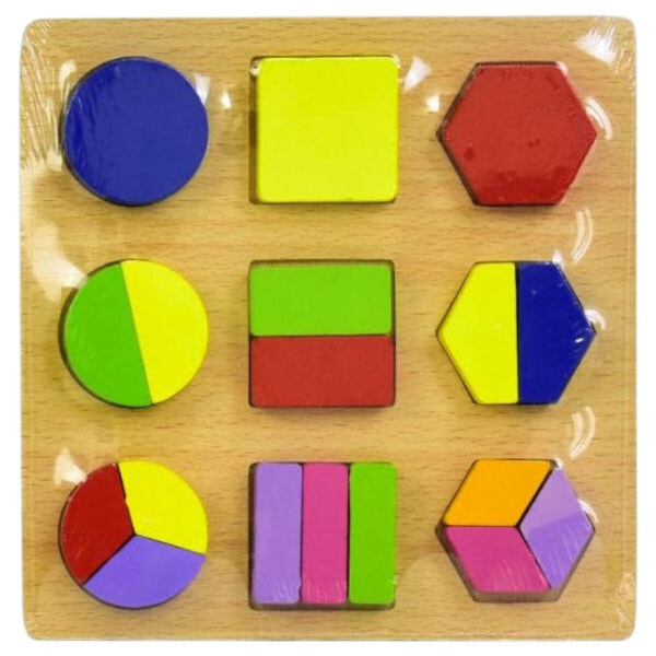 Деревянная игра "Геометрика", Colorplast - № 3 Деревянная игра "Геометрика", Colorplast - № 3