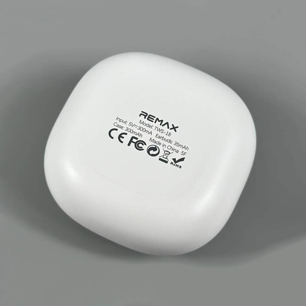 Bluetooth-гарнитура Remax TWS-18, Стерео, Белый - № 3 Bluetooth-гарнитура Remax TWS-18, Стерео, Белый - № 3