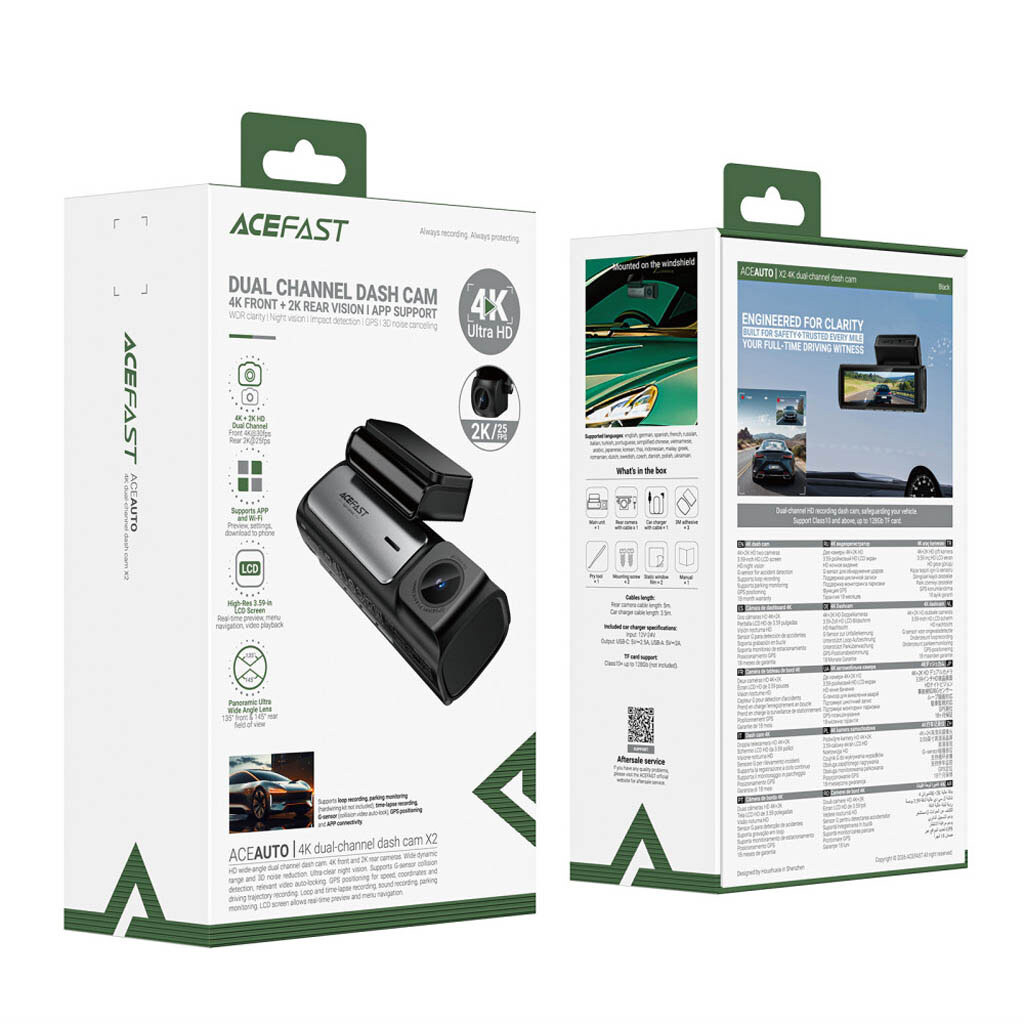 Видеорегистратор AceFast X2, Черный - № 7 Видеорегистратор AceFast X2, Черный - № 7