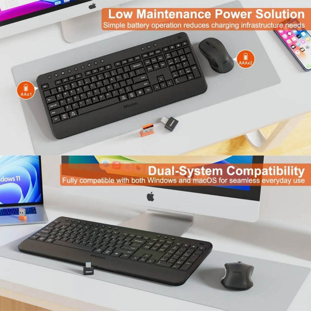 Клавіатура та миша Meetion C5000, Чорний - № 6 Клавіатура та миша Meetion C5000, Чорний - № 6