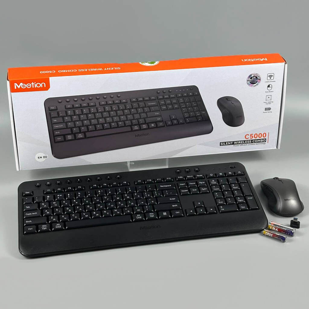 Клавіатура та миша Meetion C5000, Чорний - № 9 Клавіатура та миша Meetion C5000, Чорний - № 9