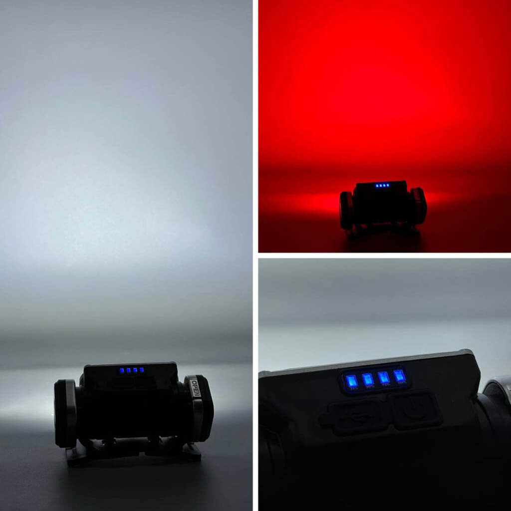 Налобный фонарь HX-T80-COB, Черный - № 4 Налобный фонарь HX-T80-COB, Черный - № 4