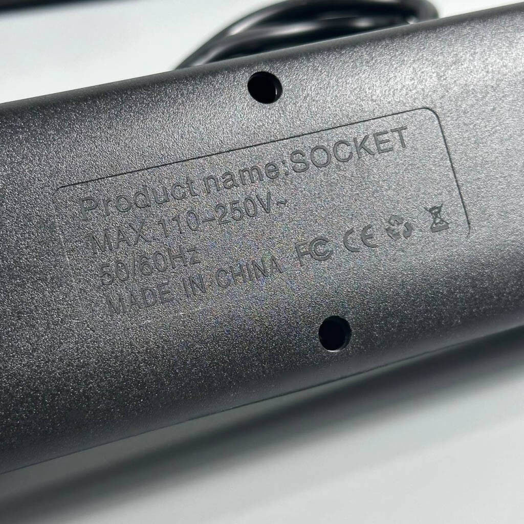 Сетевой удлинитель UA Power F24U, 6.0 м., Черный - № 5 Сетевой удлинитель UA Power F24U, 6.0 м., Черный - № 5
