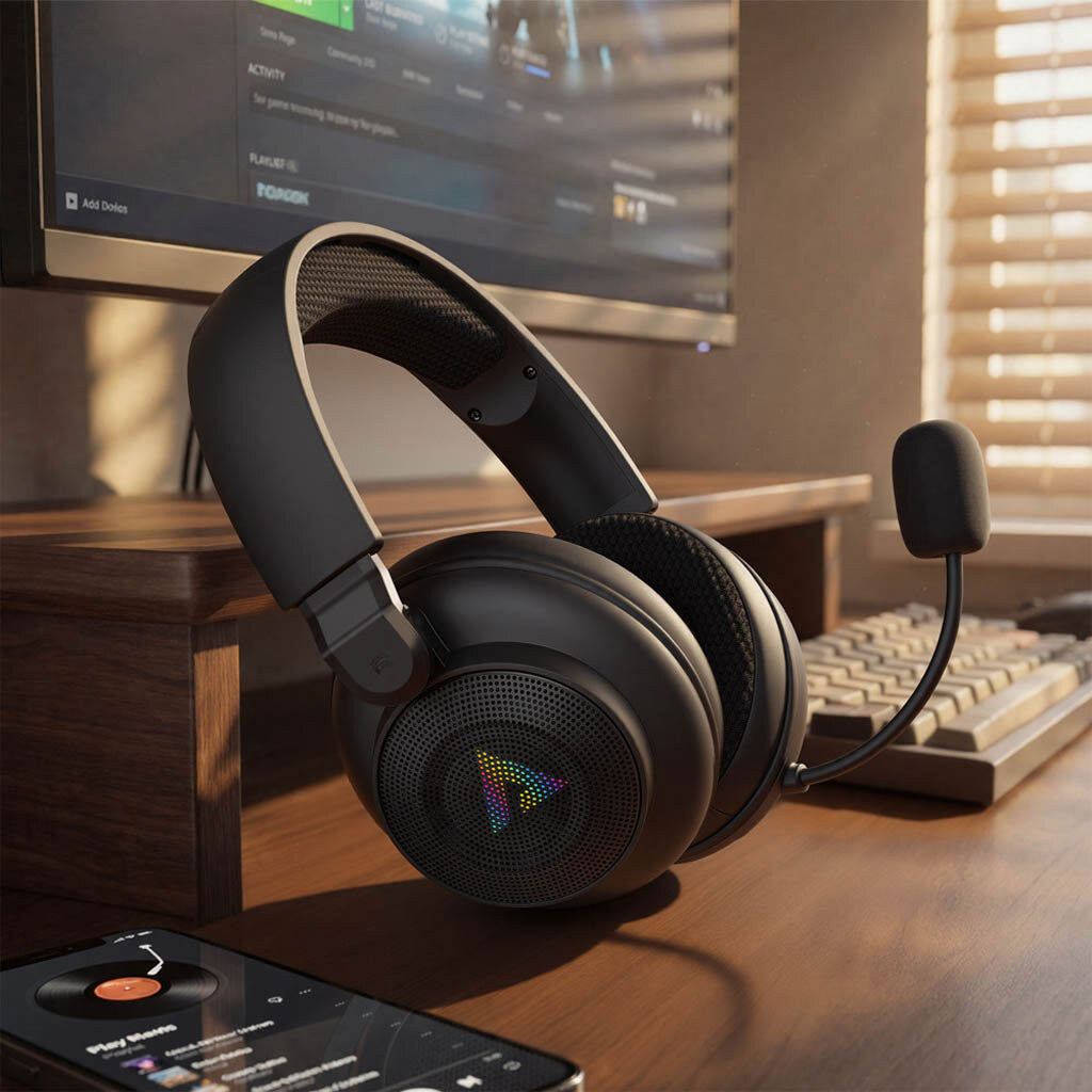 Bluetooth-гарнитура AceFast H15, Стерео, Черный - № 6 Bluetooth-гарнитура AceFast H15, Стерео, Черный - № 6
