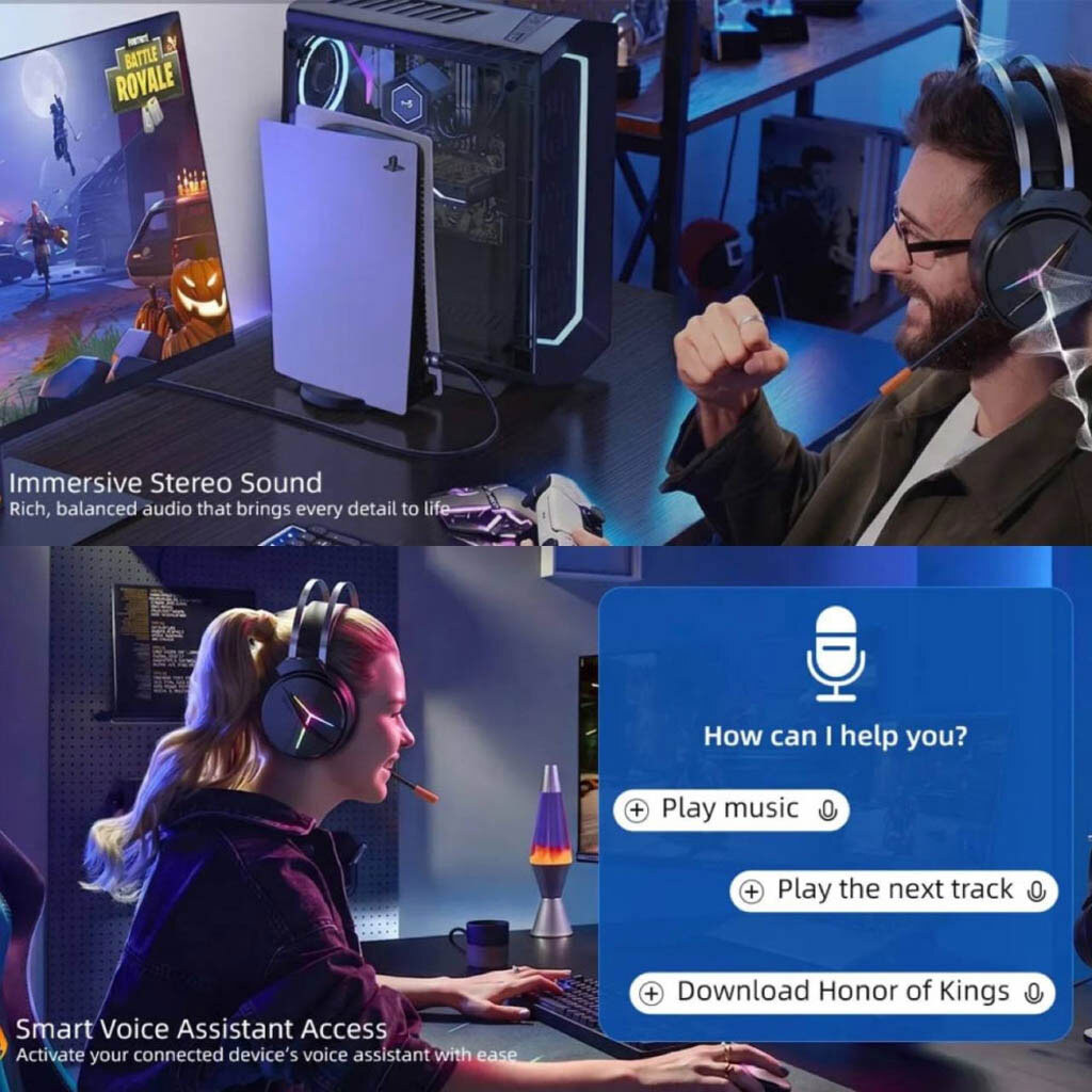 Bluetooth-гарнитура Meetion BTH015, Стерео, Черный - № 5 Bluetooth-гарнитура Meetion BTH015, Стерео, Черный - № 5