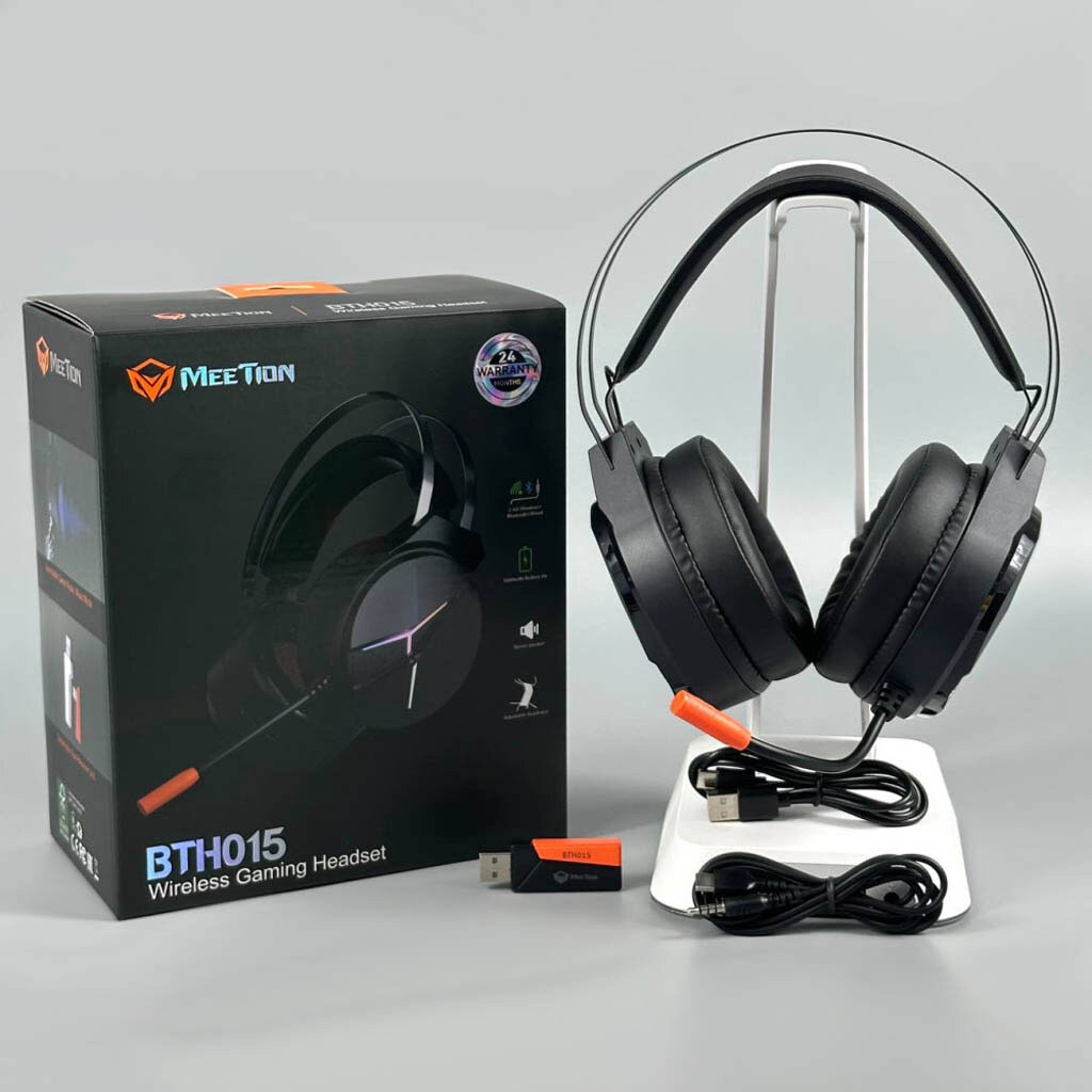 Bluetooth-гарнитура Meetion BTH015, Стерео, Черный - № 9 Bluetooth-гарнитура Meetion BTH015, Стерео, Черный - № 9
