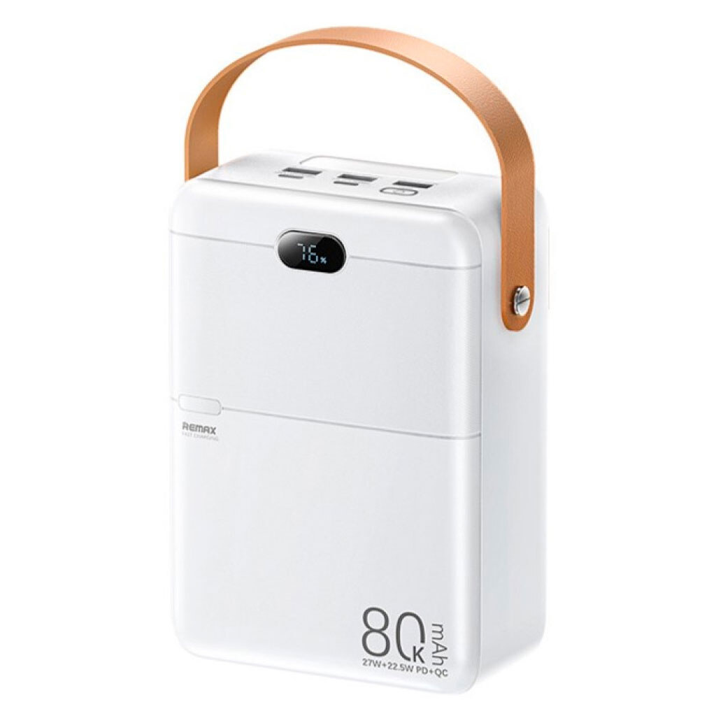 Портативная батарея (Power Bank) Remax RPP-118 Piloteer, 80000 mAh, Белый - № 1 Портативная батарея (Power Bank) Remax RPP-118 Piloteer, 80000 mAh, Белый - № 1