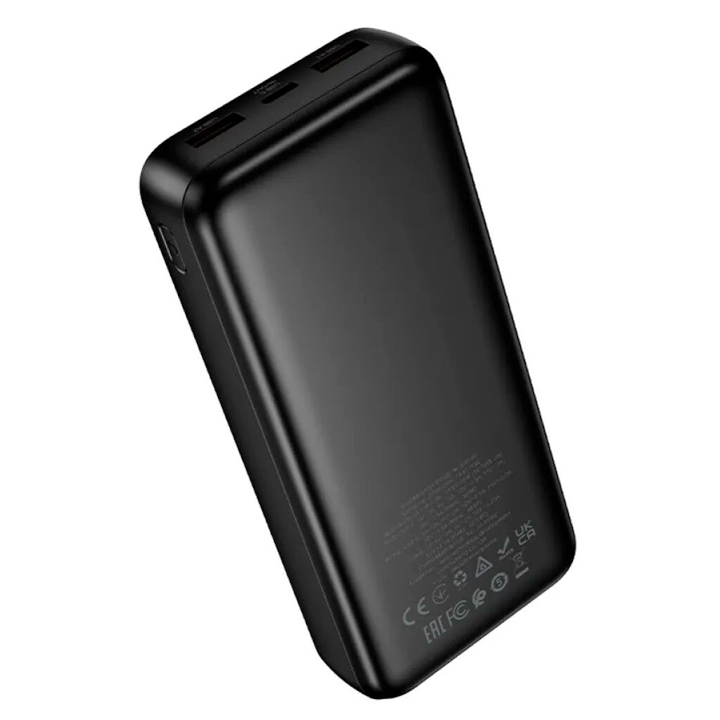 Портативная батарея (Power Bank) Hoco DB130 Tridentis, 20000 mAh, Черный - № 3 Портативная батарея (Power Bank) Hoco DB130 Tridentis, 20000 mAh, Черный - № 3