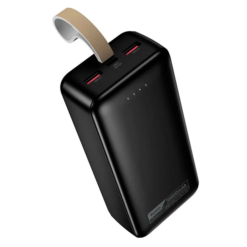 Портативная батарея (Power Bank) Hoco DB130A Tridentis, 30000 mAh, Черный - № 2 Портативная батарея (Power Bank) Hoco DB130A Tridentis, 30000 mAh, Черный - № 2