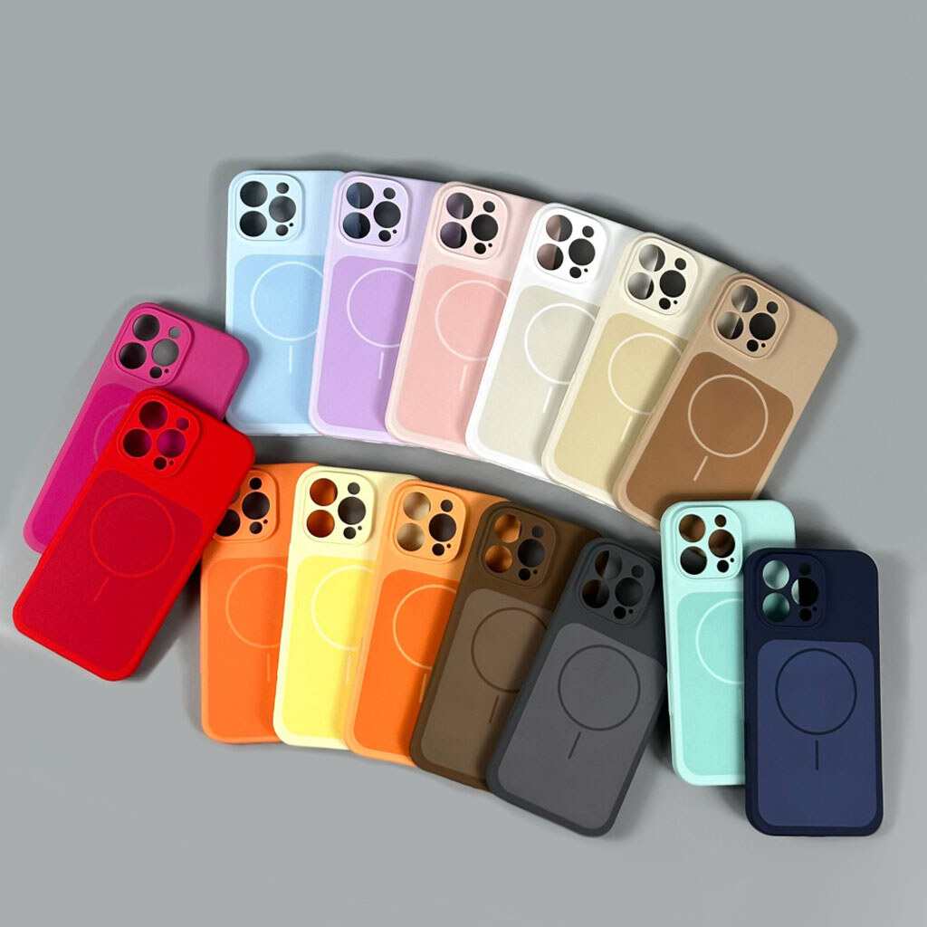 Чохол (накладка) Apple iPhone 13, Silicone Case Vision, Cream Yellow, MagSafe, Жовтий - № 6 Чохол (накладка) Apple iPhone 13, Silicone Case Vision, Cream Yellow, MagSafe, Жовтий - № 6