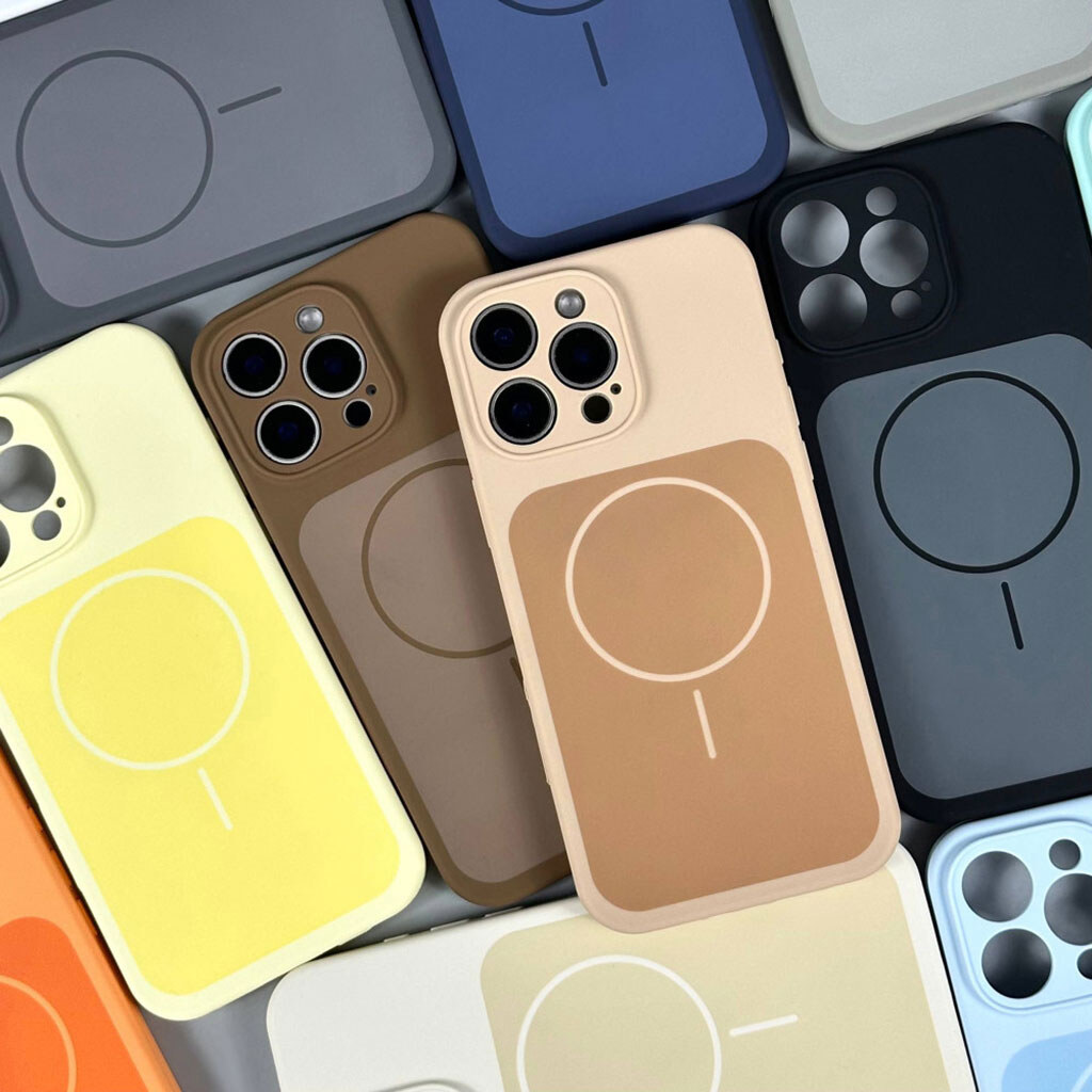 Чохол (накладка) Apple iPhone 14, Silicone Case Vision, Charcoal Black, MagSafe, Чорний - № 13 Чохол (накладка) Apple iPhone 14, Silicone Case Vision, Charcoal Black, MagSafe, Чорний - № 13