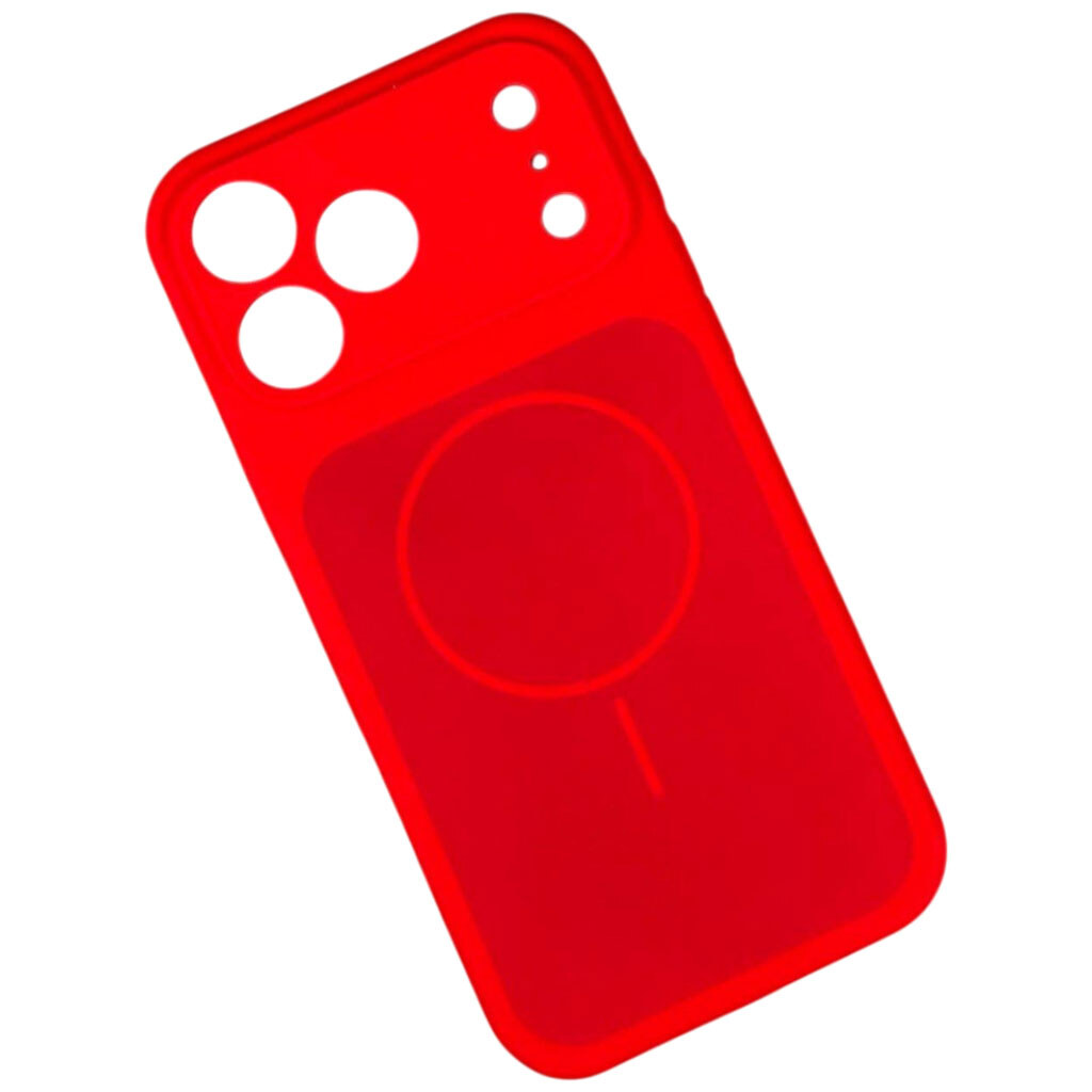 Чехол (накладка) Apple iPhone 15 Pro, Silicone Case Vision, MagSafe, Красный - № 1 Чехол (накладка) Apple iPhone 15 Pro, Silicone Case Vision, MagSafe, Красный - № 1