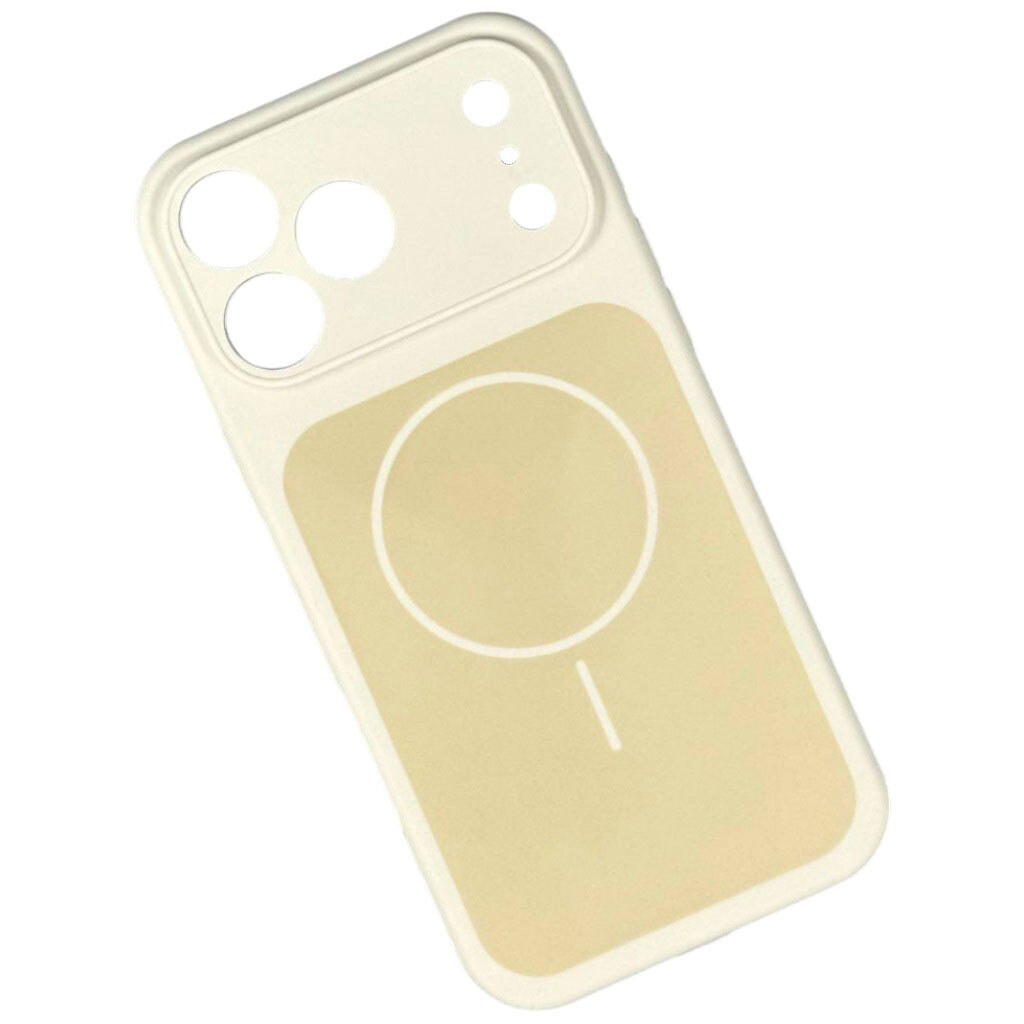 Чехол (накладка) Apple iPhone 15 Pro, Silicone Case Vision, MagSafe, Antique White, Белый - № 1 Чехол (накладка) Apple iPhone 15 Pro, Silicone Case Vision, MagSafe, Antique White, Белый - № 1