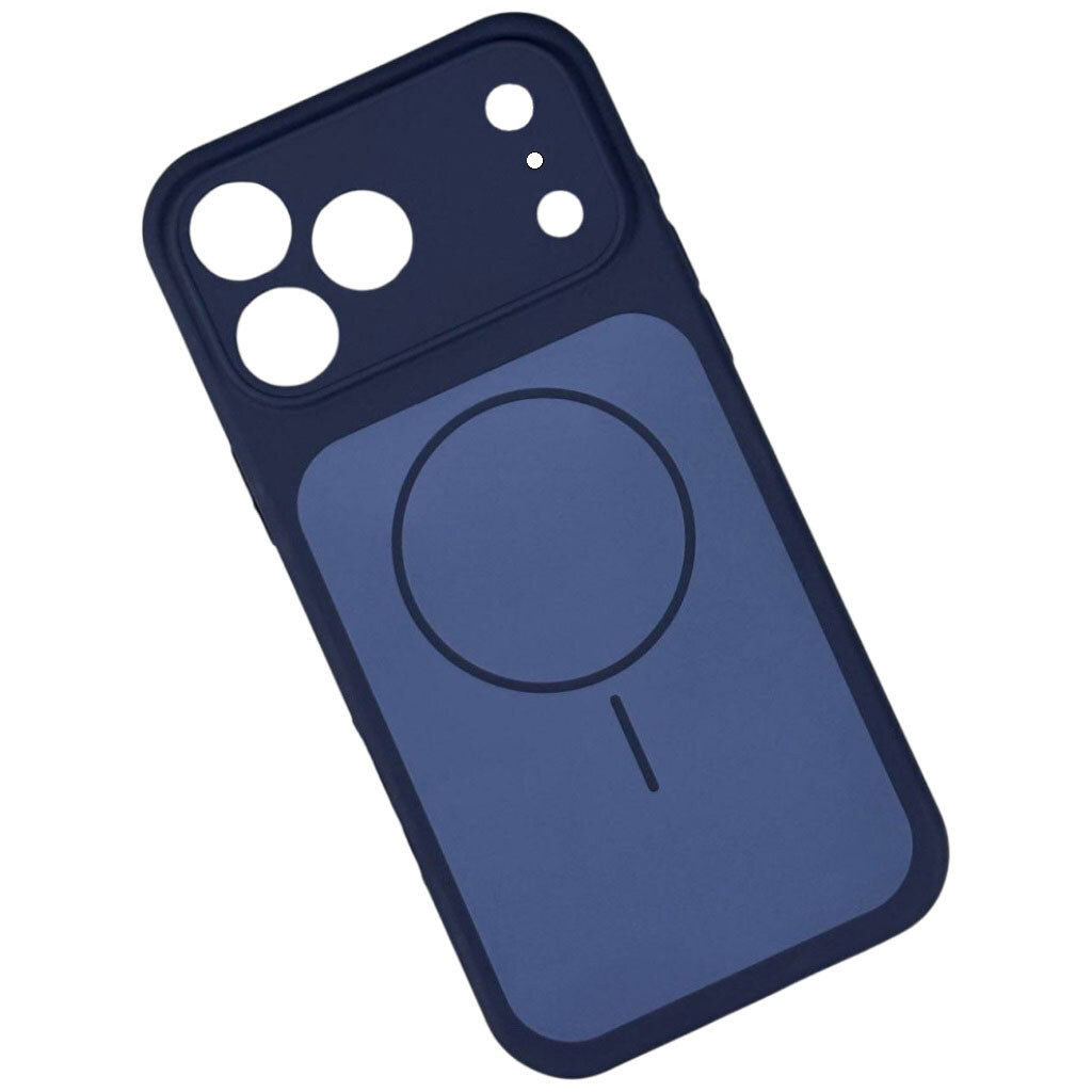 Чохол (накладка) Apple iPhone 15, Silicone Case Vision, Midnight Blue, MagSafe, Синій - № 1 Чохол (накладка) Apple iPhone 15, Silicone Case Vision, Midnight Blue, MagSafe, Синій - № 1