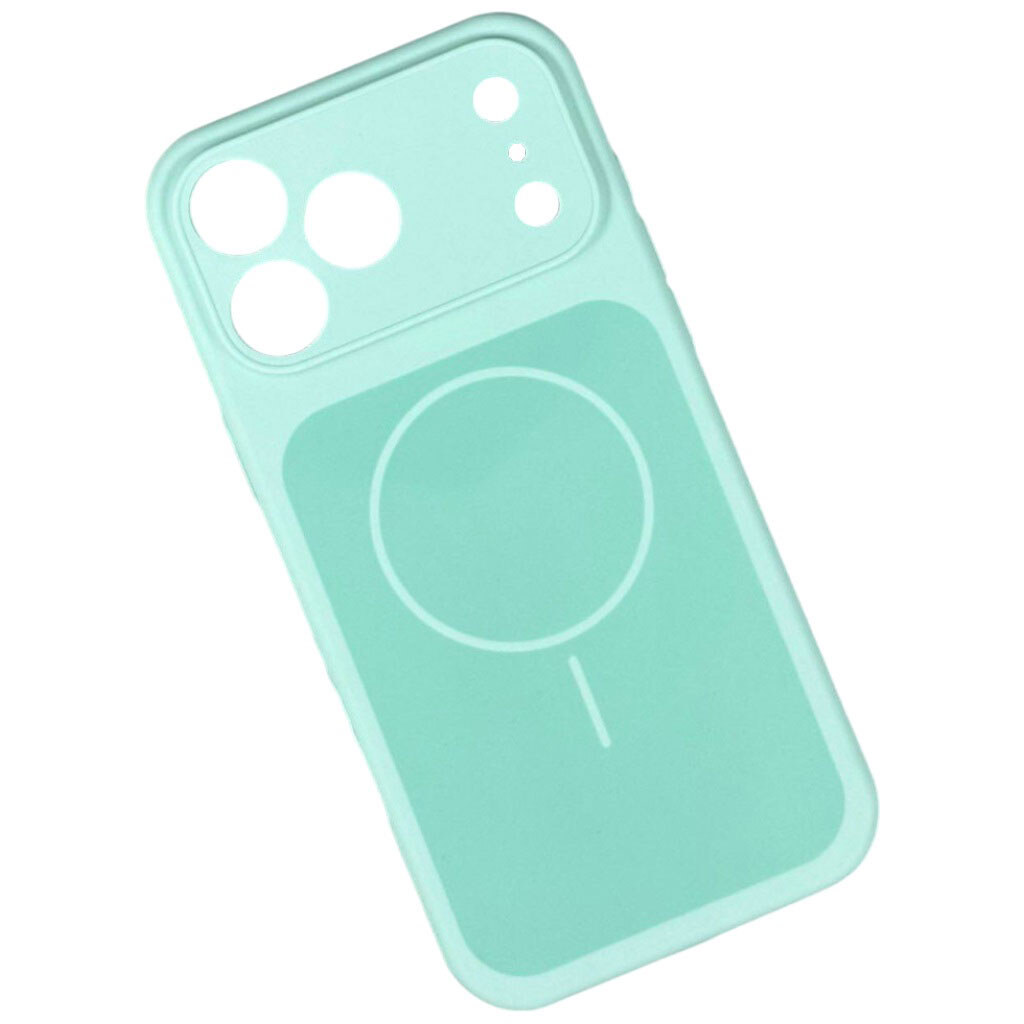 Чехол (накладка) Apple iPhone 16 Pro Max, Silicone Case Vision, MagSafe, Бирюзовый - № 1 Чехол (накладка) Apple iPhone 16 Pro Max, Silicone Case Vision, MagSafe, Бирюзовый - № 1