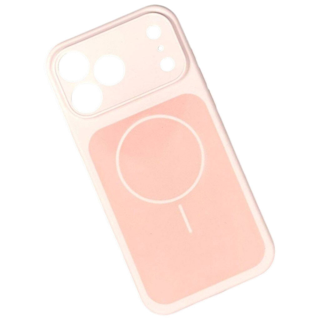 Чохол (накладка) Apple iPhone 16 Pro Max, Silicone Case Vision, Soft Pink, MagSafe, Рожевий - № 1 Чохол (накладка) Apple iPhone 16 Pro Max, Silicone Case Vision, Soft Pink, MagSafe, Рожевий - № 1