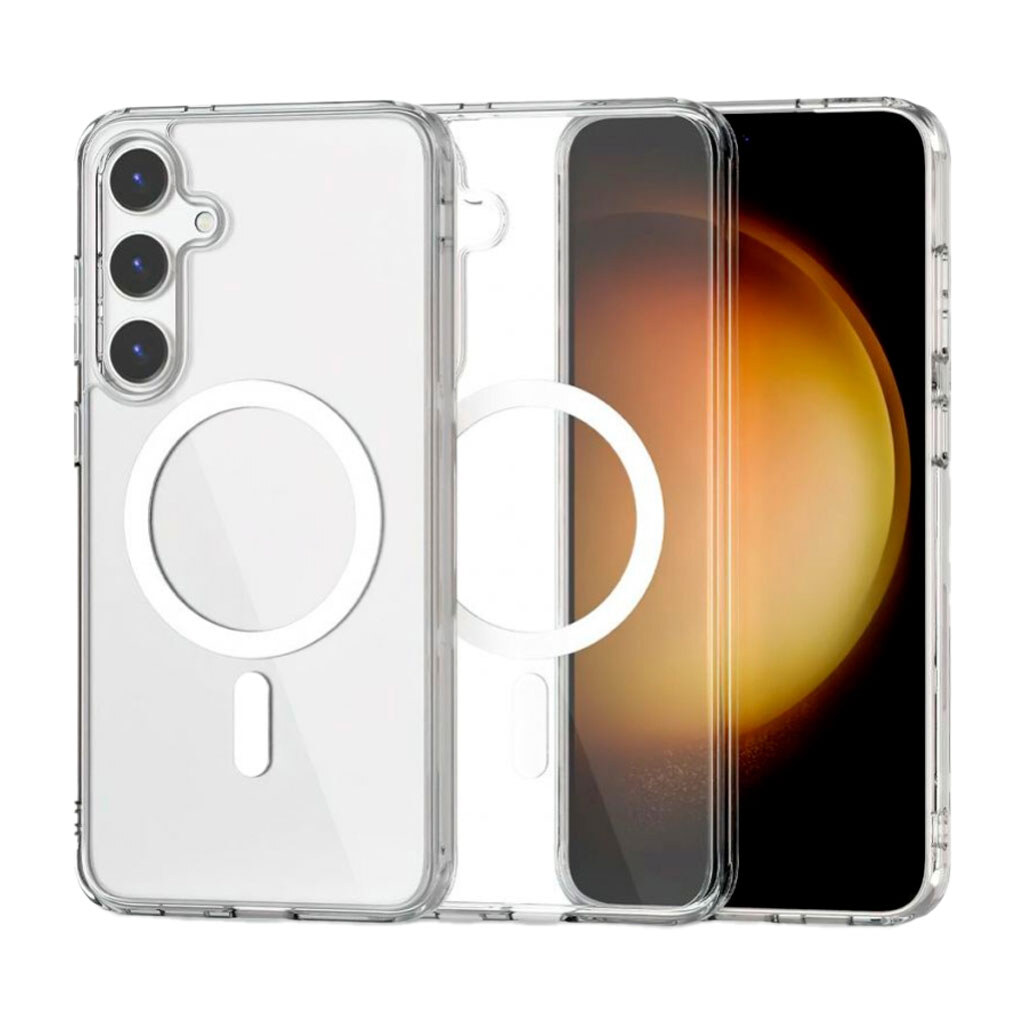 Чехол (накладка) Samsung A376 Galaxy А37 / Galaxy A37 5G, Silicone Classic Case, MagSafe, Прозрачный - № 1 Чехол (накладка) Samsung A376 Galaxy А37 / Galaxy A37 5G, Silicone Classic Case, MagSafe, Прозрачный - № 1