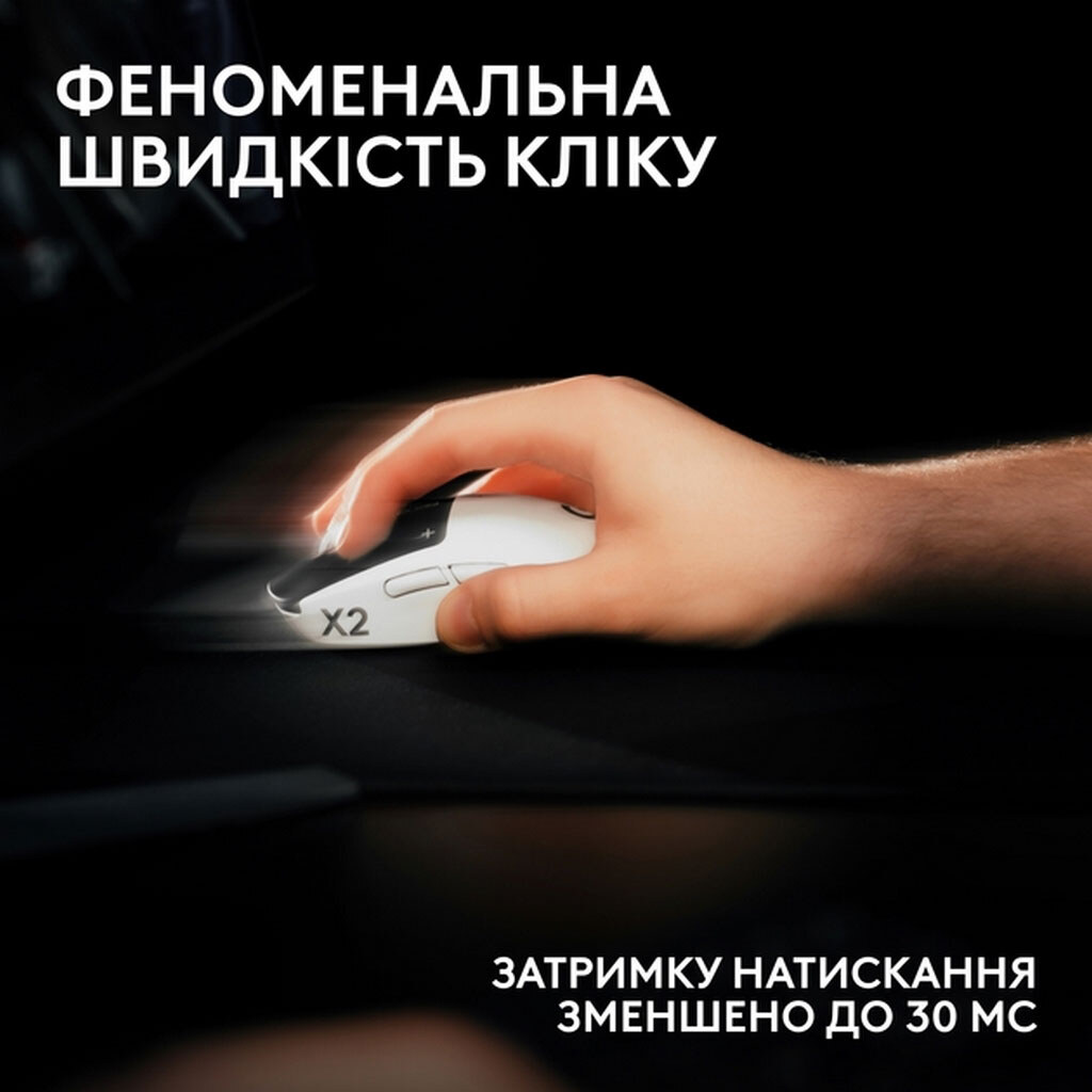 Миша Logitech G Pro X2 Superstrike, Білий - № 4 Миша Logitech G Pro X2 Superstrike, Білий - № 4