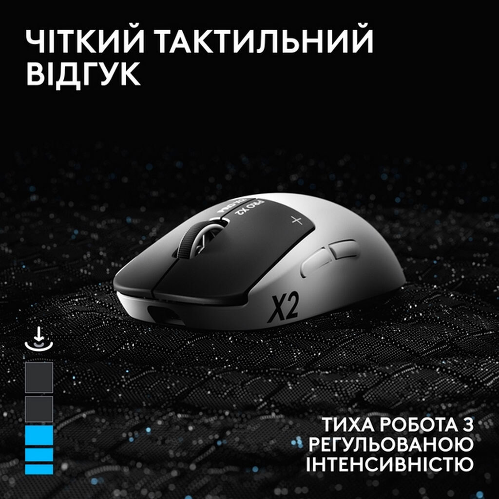 Миша Logitech G Pro X2 Superstrike, Білий - № 6 Миша Logitech G Pro X2 Superstrike, Білий - № 6