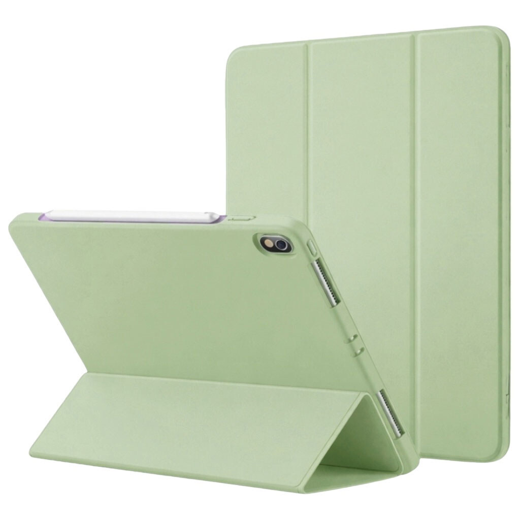 Чехол (книжка) Apple iPad Air 11 2026, BeCover Tri Fold Soft TPU, Зеленый - № 1 Чехол (книжка) Apple iPad Air 11 2026, BeCover Tri Fold Soft TPU, Зеленый - № 1