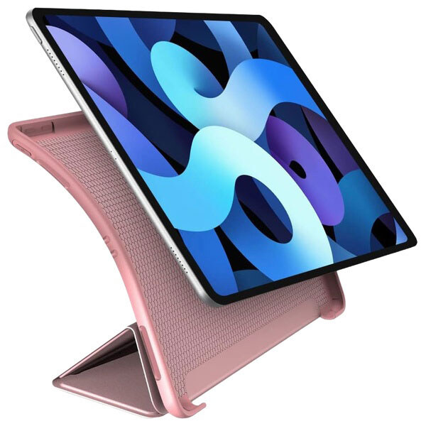Чехол (книжка) Apple iPad Air 11 2026, BeCover Tri Fold Soft TPU, Розовый - № 1 Чехол (книжка) Apple iPad Air 11 2026, BeCover Tri Fold Soft TPU, Розовый - № 1