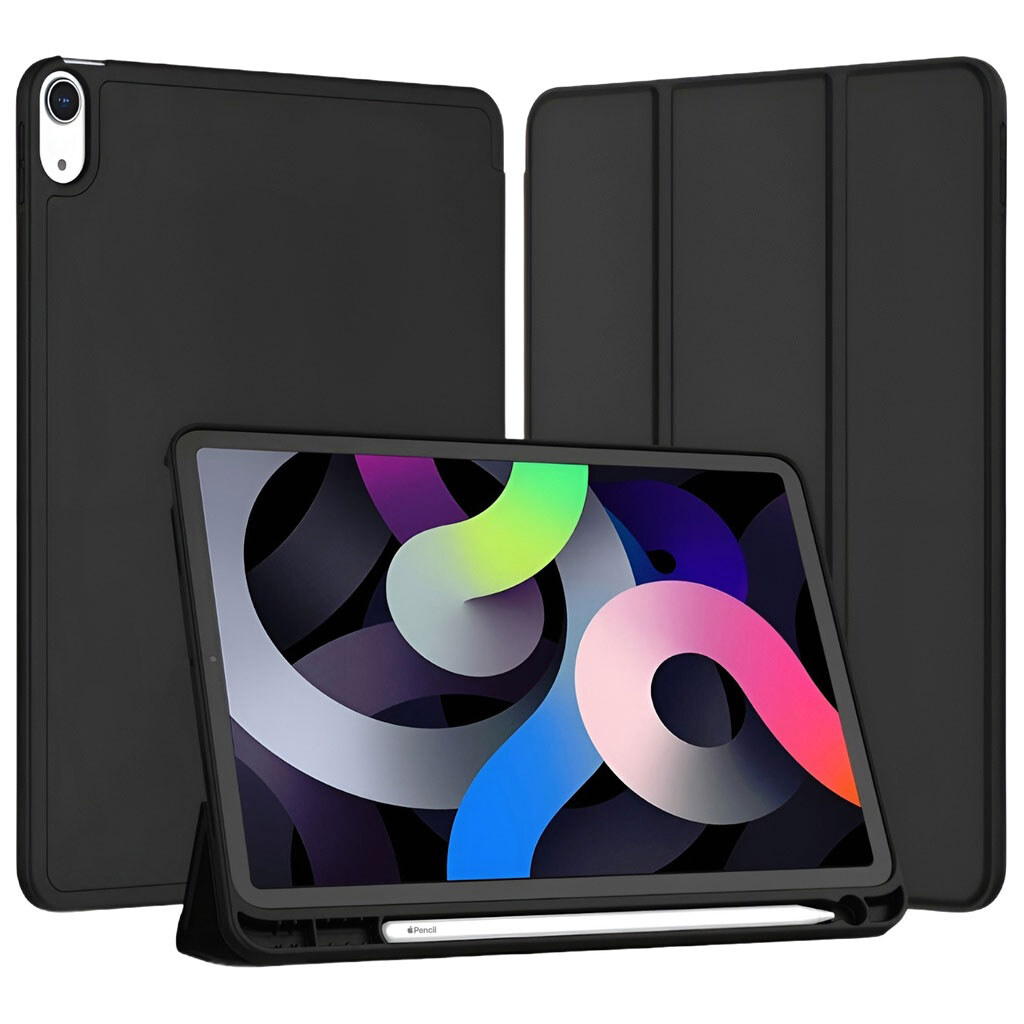 Чехол (книжка) Apple iPad Air 11 2026, BeCover Tri Fold Soft TPU, Черный - № 1 Чехол (книжка) Apple iPad Air 11 2026, BeCover Tri Fold Soft TPU, Черный - № 1