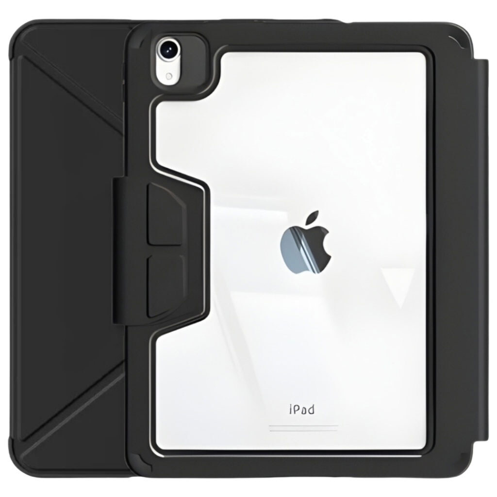 Чехол (книжка) Apple iPad Air 11 2026, BeCover Rugged Origami Transparent, Черный - № 1 Чехол (книжка) Apple iPad Air 11 2026, BeCover Rugged Origami Transparent, Черный - № 1