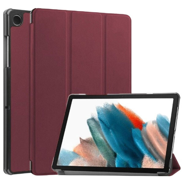 Чехол (книжка) Samsung Galaxy Tab A11 Plus, BeCover Smart, Red Wine, Красный - № 1 Чехол (книжка) Samsung Galaxy Tab A11 Plus, BeCover Smart, Red Wine, Красный - № 1