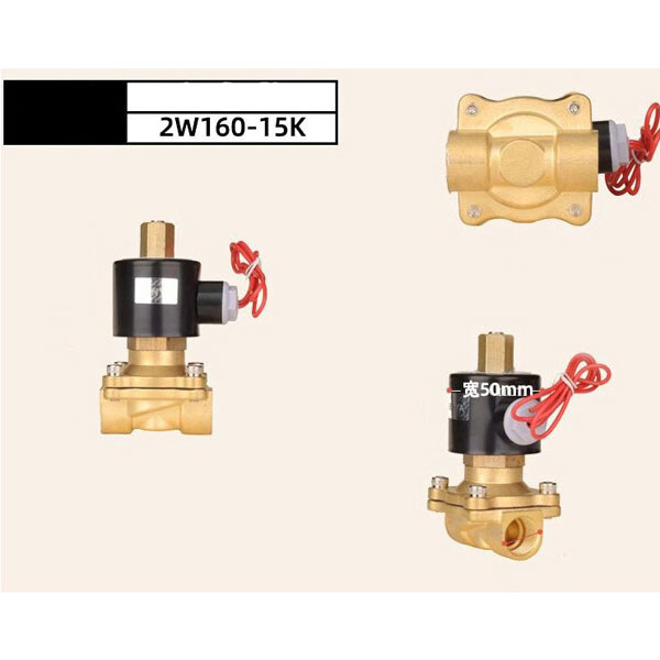 Клапан электромагнитный нормально открытый, 1/2", 24VDС - № 2 Клапан электромагнитный нормально открытый, 1/2", 24VDС - № 2