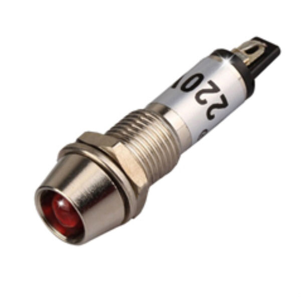 Сигнальный индикатор XD8-1-LED 220VAC Красный - № 1 Сигнальный индикатор XD8-1-LED 220VAC Красный - № 1